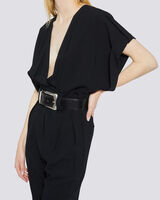 CASPIAN RELAXED V NECK JUMPSUIT image number null